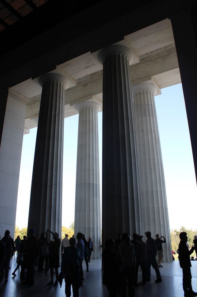 colonnes du Lincoln Memorial