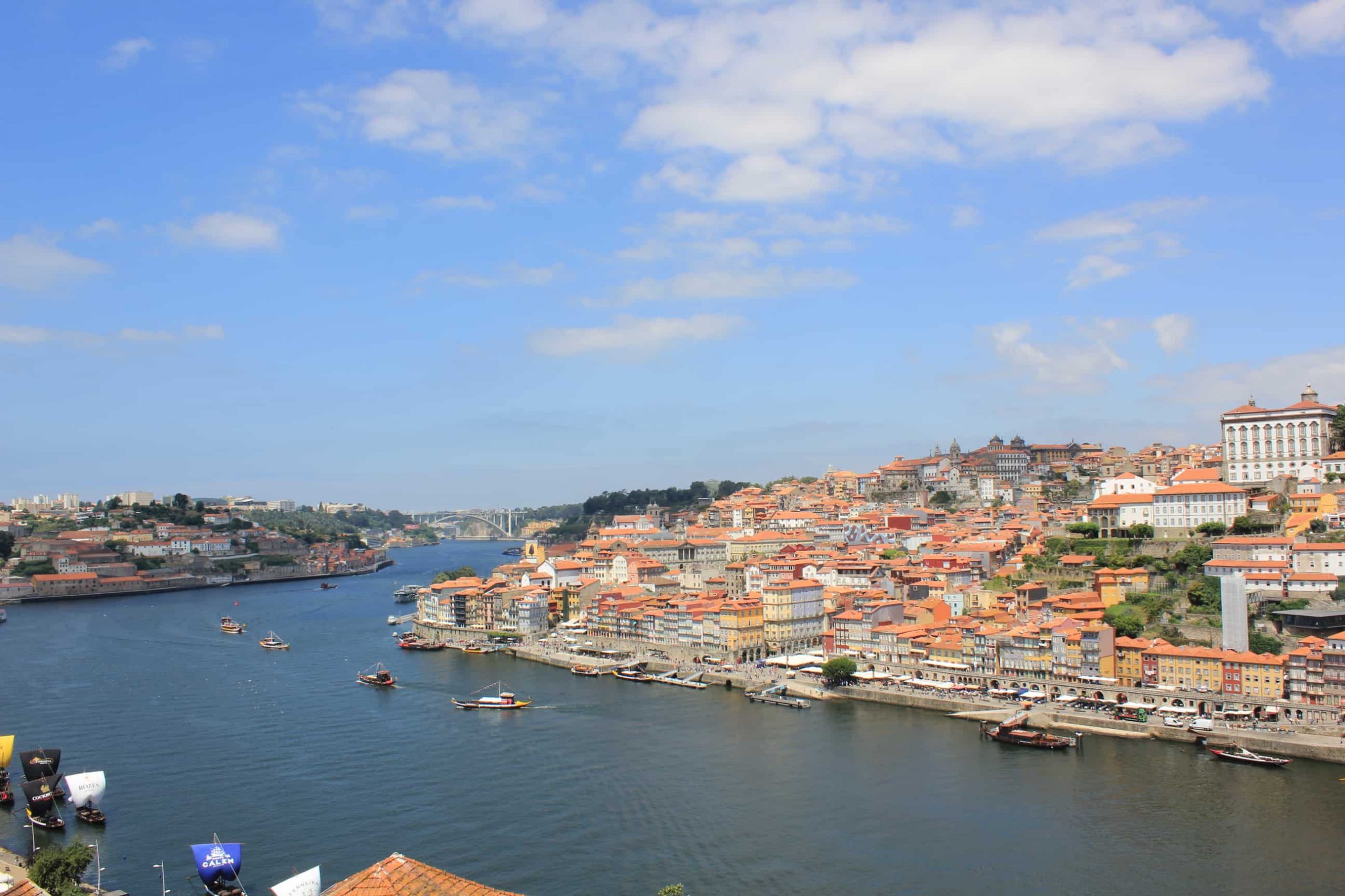 vue aérienne de Porto au Portugal
