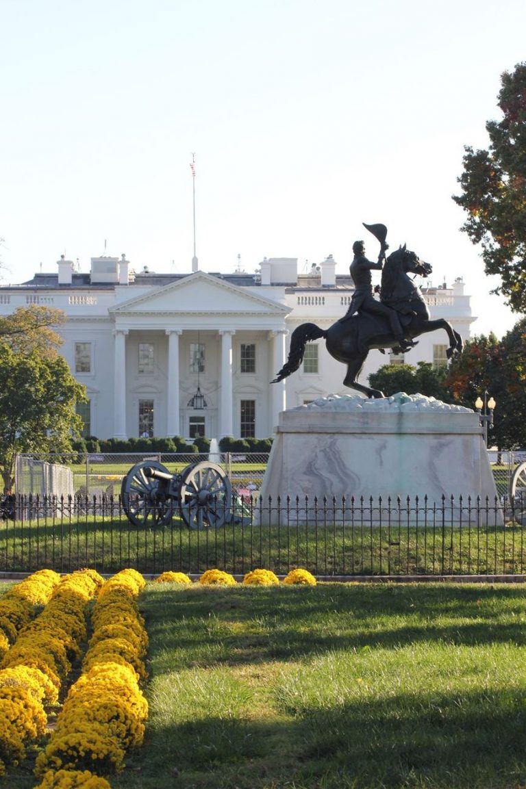 photo devant la maison blanche, white house